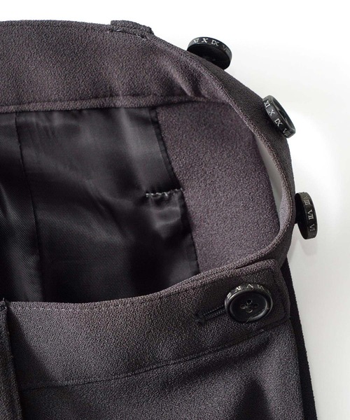 SHAREEF（シャリーフ）の「GEORGETTE OVER SKIRT（スカート・メンズ・ブラック/グリーン/チャコール・FREE）」の12枚目の写真