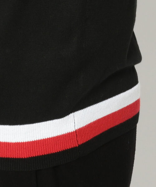 RAWLIFE（ロウライフ）の「BACK SPIN!/バックスピン!/The Rolling Stones LOGO LINE  KNIT VEST（ベスト・メンズ・ブラック/ホワイト・X-LARGE/MEDIUM/LARGE）」の12枚目の写真