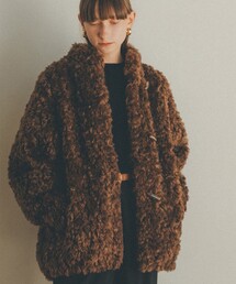 CLANE | カールファーショートコート 11101-0112(その他アウター)