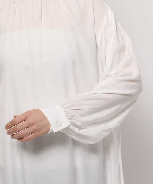 LEPSIM（レプシィム）の「【前後2WAYで着られる】チビスタンドワンピース　262579（ワンピース・レディース・オフホワイト/チャコールグレー/ブラック・FREE）」の16枚目の写真