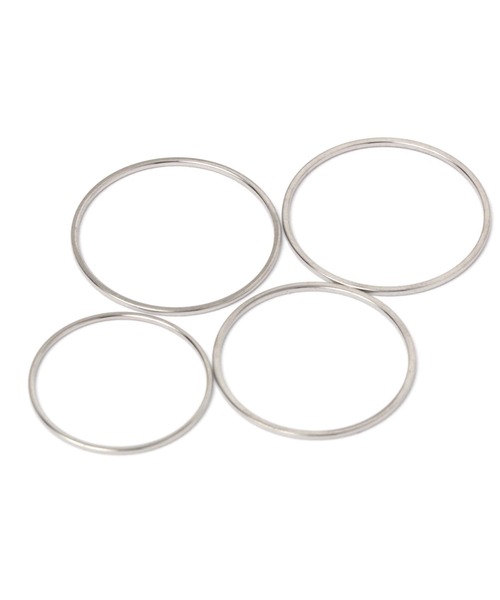 LOWRYS FARM（ローリーズファーム）の「ステンレス＊４ＳＥＴリング　259250（リング・レディース・シルバー/ゴールド/キャメル・FREE）」の9枚目の写真