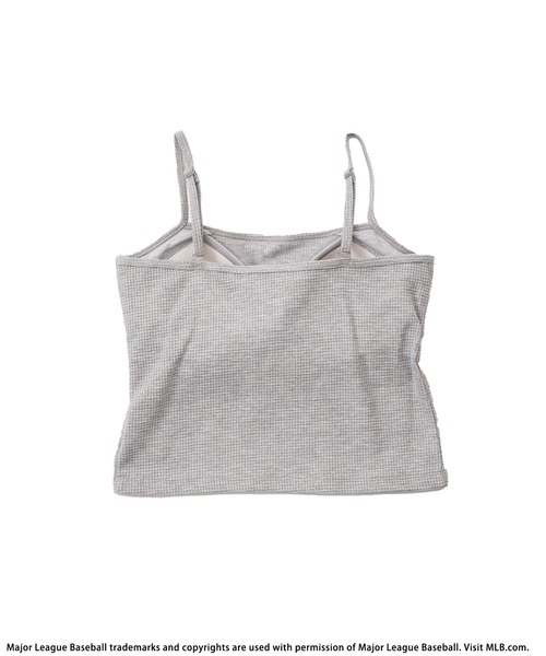 BACK TO THE FIELD（バック トゥー ザ フィールド）の「【MLB】カップ付きワンポイントロゴサーマルキャミソール（キャミソール・レディース・ホワイト/ブラック/グレー/ピンク/グリーン・FREE）」の8枚目の写真