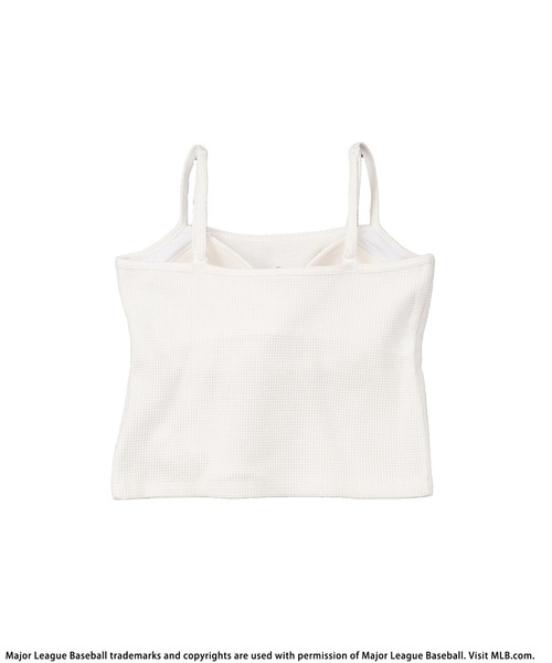 BACK TO THE FIELD（バック トゥー ザ フィールド）の「【MLB】カップ付きワンポイントロゴサーマルキャミソール（キャミソール・レディース・ホワイト/ブラック/グレー/ピンク/グリーン・FREE）」の10枚目の写真