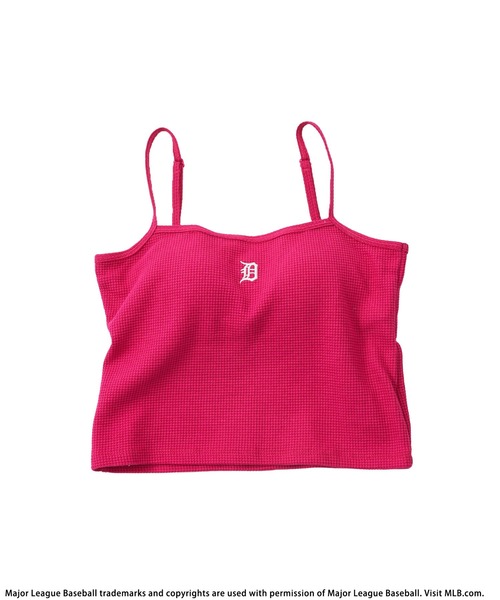 BACK TO THE FIELD（バック トゥー ザ フィールド）の「【MLB】カップ付きワンポイントロゴサーマルキャミソール（キャミソール・レディース・ホワイト/ブラック/グレー/ピンク/グリーン・FREE）」の11枚目の写真