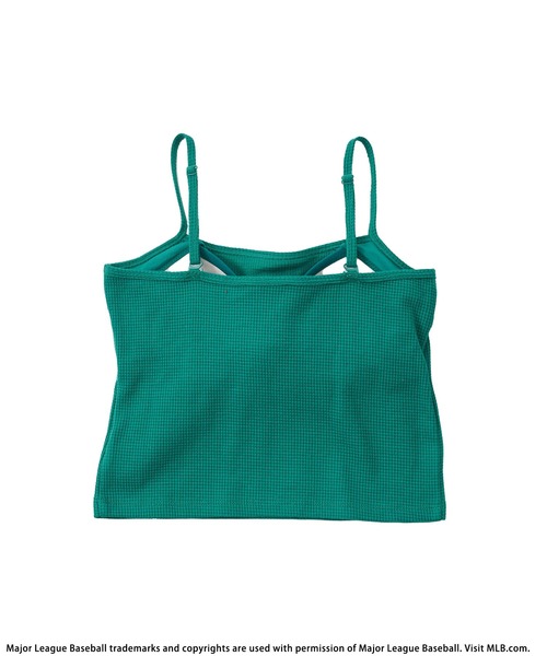 BACK TO THE FIELD（バック トゥー ザ フィールド）の「【MLB】カップ付きワンポイントロゴサーマルキャミソール（キャミソール・レディース・ホワイト/ブラック/グレー/ピンク/グリーン・FREE）」の16枚目の写真