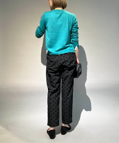 PICCIN（ピッチン）の「フロッキードットパンツ（スラックス・レディース・ブラック/ネイビー・S/M）」の17枚目の写真