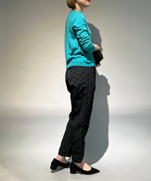 PICCIN（ピッチン）の「フロッキードットパンツ（スラックス・レディース・ブラック/ネイビー・S/M）」の20枚目の写真