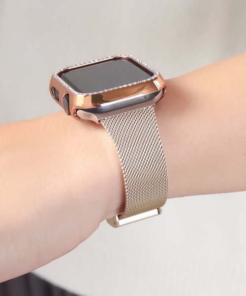 Urban Coral（アーバンコーラル）の「Apple Watch Band / アップルウォッチ バンド スリムステンレス / Urban Coral（デジタル腕時計・レディース・ブラック/シルバー/ゴールド/ブルー系その他/パープル系その他/ピンク系その他/ピンクゴールド/ゴールド系その他/ゴールド系その他2/ローズ系/シルバー系その他/ブラック系その他/ローズ系1・40mm/44mm）」の12枚目の写真