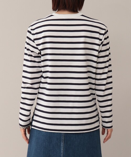 UNTITLED（アンタイトル）の「◆【STORY掲載】ウルティマボーダーカットソー【洗える】（Tシャツ/カットソー・レディース・ネイビー系2・00/44/04/48/02）」の5枚目の写真