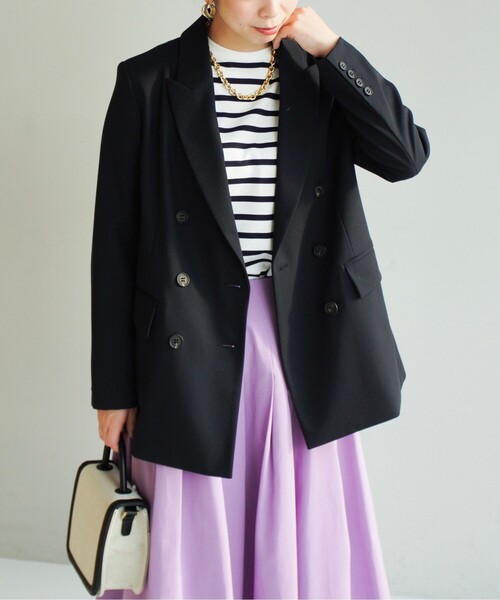 UNTITLED（アンタイトル）の「◆【STORY掲載】ウルティマボーダーカットソー【洗える】（Tシャツ/カットソー・レディース・ネイビー系2・00/44/04/48/02）」の14枚目の写真