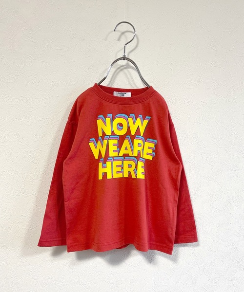 Life Support Products（ライフサポートプロダクツ）の「プリントロンT（L-6924/80～150cm）（Tシャツ/カットソー・キッズ・アイボリー/ブルー/杢グレー/ブラック/ライム/イエロー/オフホワイト/チャコール/レッド/グリーン・80/90/95/100/110/120/130/140/150）」の10枚目の写真