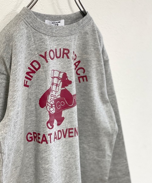 Life Support Products（ライフサポートプロダクツ）の「プリントロンT（L-6924/80～150cm）（Tシャツ/カットソー・キッズ・アイボリー/ブルー/杢グレー/ブラック/ライム/イエロー/オフホワイト/チャコール/レッド/グリーン・80/90/95/100/110/120/130/140/150）」の14枚目の写真