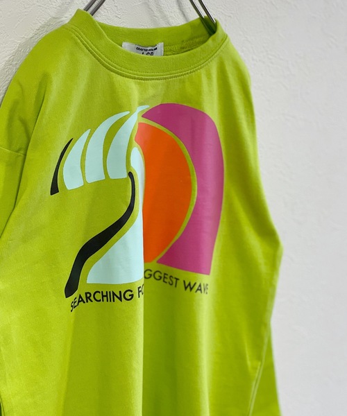 Life Support Products（ライフサポートプロダクツ）の「プリントロンT（L-6924/80～150cm）（Tシャツ/カットソー・キッズ・アイボリー/ブルー/杢グレー/ブラック/ライム/イエロー/オフホワイト/チャコール/レッド/グリーン・80/90/95/100/110/120/130/140/150）」の16枚目の写真