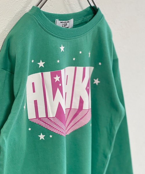 Life Support Products（ライフサポートプロダクツ）の「プリントロンT（L-6924/80～150cm）（Tシャツ/カットソー・キッズ・アイボリー/ブルー/杢グレー/ブラック/ライム/イエロー/オフホワイト/チャコール/レッド/グリーン・80/90/95/100/110/120/130/140/150）」の17枚目の写真