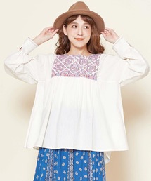 チャイハネ | 【チャイハネ】ラライン刺繍トップス(その他トップス)