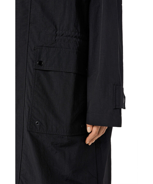 DIESEL（ディーゼル）の「ユニセックス ロング ジャケット ブルゾン モッズコート（モッズコート・レディース・ブラック/サンドベージュ・X-SMALL/XX-SMALL/SMALL）」の21枚目の写真