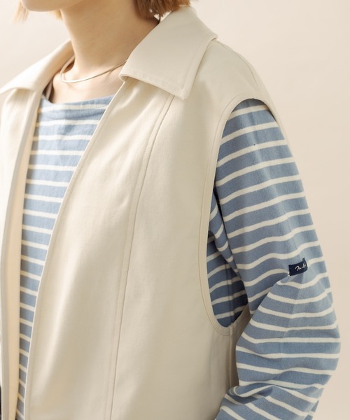 mline（エムライン）の「[mline] ベストカーディガンSET（ニット/セーター・レディース・ブラック/ベージュ/アイボリー・FREE）」の8枚目の写真