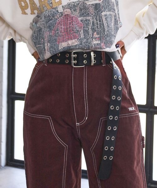 PBLIM(ページボーイリム)の「【PBLIM】アイレットベルト(ベルト・レディース・ブラック/グリーン/アイボリー/ブラック系その他/ベージュ/ブラウン/カーキ/ブラック系その他3/ブラック系その他2・FREE)」の6枚目の写真