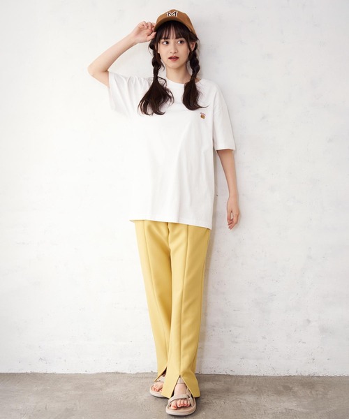 MILKFED.（ミルクフェド）の「CENTER SLIT PANTS（その他パンツ・レディース・ブラック/イエロー/ライトグリーン/ライトピンク・S/M）」の19枚目の写真