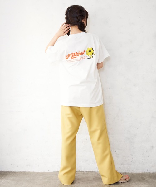 MILKFED.（ミルクフェド）の「CENTER SLIT PANTS（その他パンツ・レディース・ブラック/イエロー/ライトグリーン/ライトピンク・S/M）」の7枚目の写真