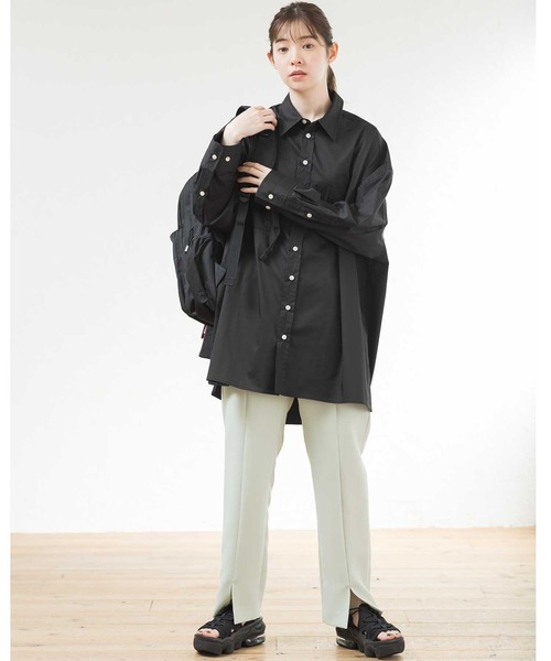 MILKFED.（ミルクフェド）の「CENTER SLIT PANTS（その他パンツ・レディース・ブラック/イエロー/ライトグリーン/ライトピンク・S/M）」の5枚目の写真