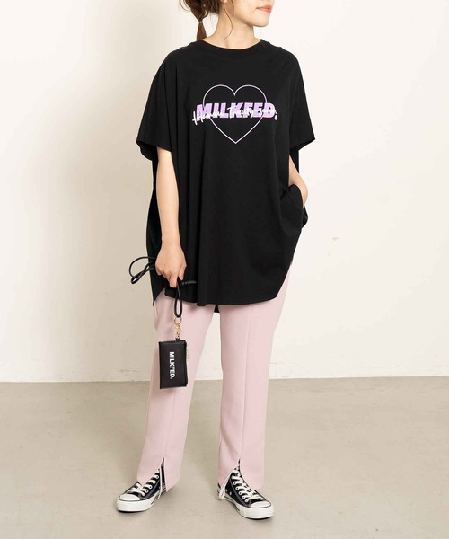 MILKFED.（ミルクフェド）の「CENTER SLIT PANTS（その他パンツ・レディース・ブラック/イエロー/ライトグリーン/ライトピンク・S/M）」の15枚目の写真