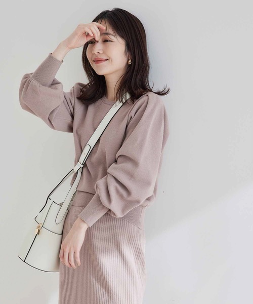 【WEB限定】【SET】前後2WAYニットプルオーバー＆マーメイドスカートセット