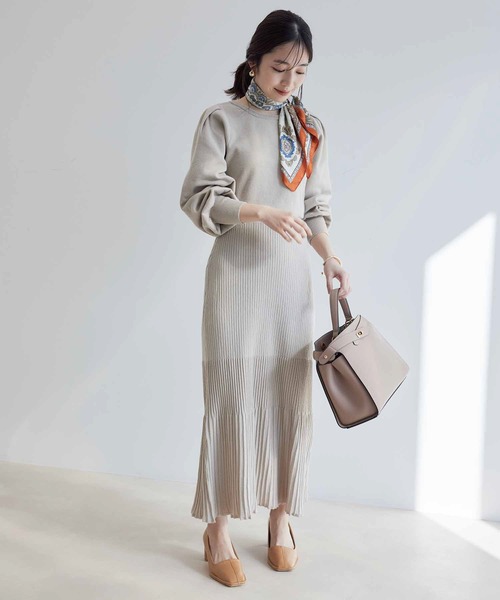 【WEB限定】【SET】前後2WAYニットプルオーバー＆マーメイドスカートセット