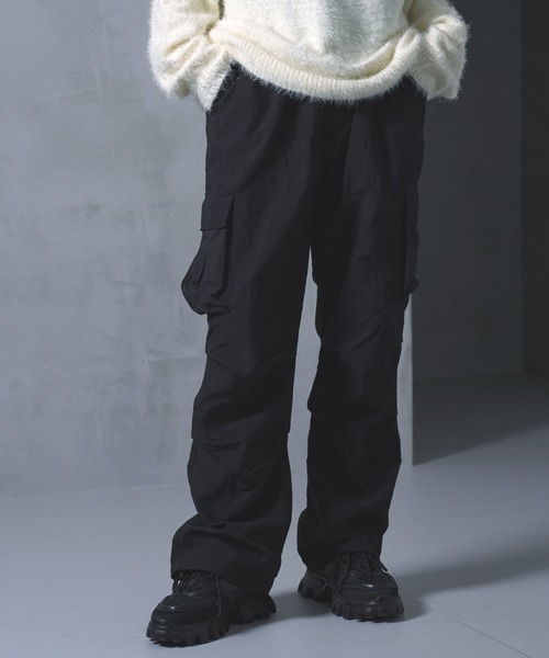 G.O.C（ジーオーシー）の「2WAY タック デザイン カーゴパンツ（カーゴパンツ・メンズ・ブラック/グレー/カーキ・MEDIUM/LARGE）」の20枚目の写真