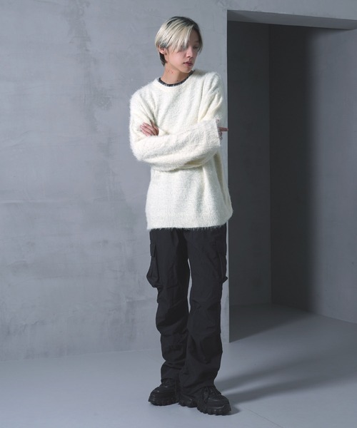 G.O.C（ジーオーシー）の「2WAY タック デザイン カーゴパンツ（カーゴパンツ・メンズ・ブラック/グレー/カーキ・MEDIUM/LARGE）」の21枚目の写真