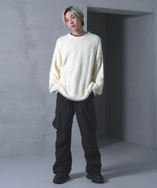 G.O.C（ジーオーシー）の「2WAY タック デザイン カーゴパンツ（カーゴパンツ・メンズ・ブラック/グレー/カーキ・MEDIUM/LARGE）」の22枚目の写真