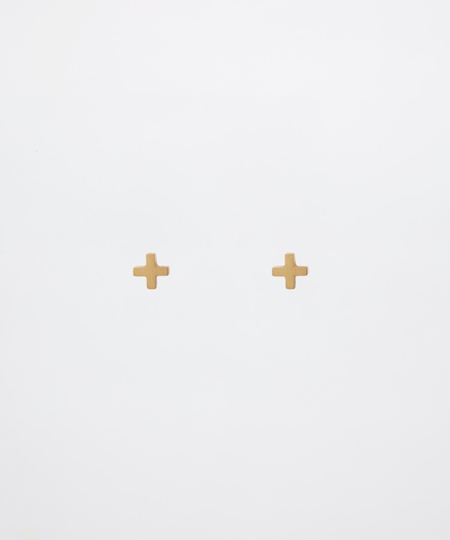 9ban（キューバン）の「【9ban】キューバン/Cross pierce（ピアス（両耳用）・レディース・ゴールド・FREE）」の6枚目の写真