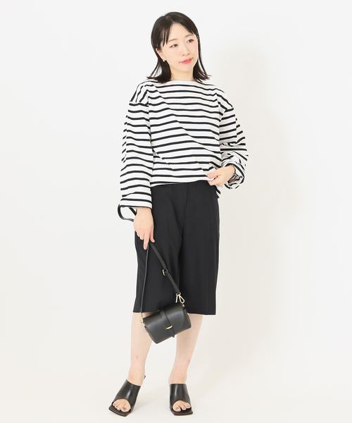 journal standard L'essage(ジャーナルスタンダードレサージュ)の「ミストトロショートパンツ◆(その他パンツ・レディース・ブラック/チャコールグレー・38/36)」の3枚目の写真