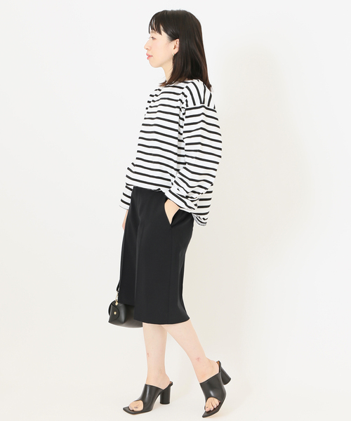journal standard L'essage(ジャーナルスタンダードレサージュ)の「ミストトロショートパンツ◆(その他パンツ・レディース・ブラック/チャコールグレー・38/36)」の5枚目の写真