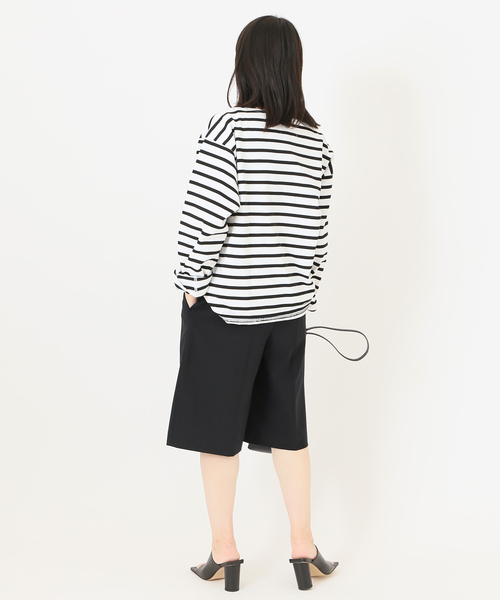 journal standard L'essage(ジャーナルスタンダードレサージュ)の「ミストトロショートパンツ◆(その他パンツ・レディース・ブラック/チャコールグレー・38/36)」の6枚目の写真