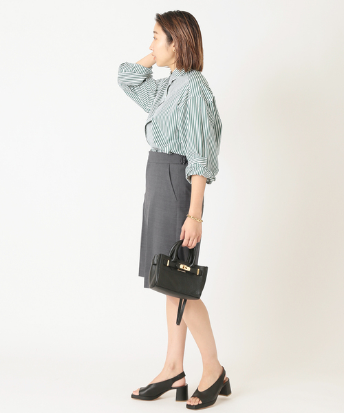 journal standard L'essage(ジャーナルスタンダードレサージュ)の「ミストトロショートパンツ◆(その他パンツ・レディース・ブラック/チャコールグレー・38/36)」の14枚目の写真