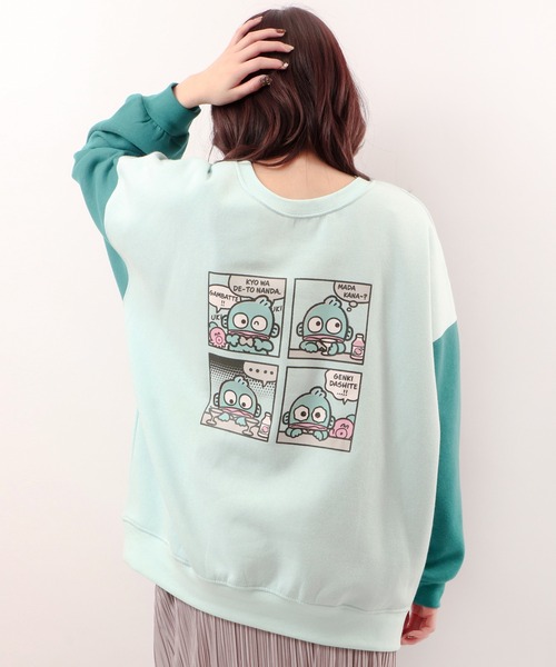 sanrio（サンリオ）の「sanrio/サンリオ 裏起毛オーバーサイズ２WAYスウェットトレーナー（スウェット・メンズ・B/C/D/G/H/I/J/K/L/M/N/O/Q/A/E/F・FREE）」の4枚目の写真