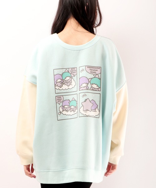 sanrio（サンリオ）の「sanrio/サンリオ 裏起毛オーバーサイズ２WAYスウェットトレーナー（スウェット・メンズ・B/C/D/G/H/I/J/K/L/M/N/O/Q/A/E/F・FREE）」の8枚目の写真