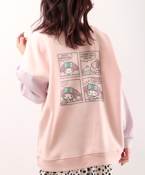 sanrio（サンリオ）の「sanrio/サンリオ 裏起毛オーバーサイズ２WAYスウェットトレーナー（スウェット・メンズ・B/C/D/G/H/I/J/K/L/M/N/O/Q/A/E/F・FREE）」の12枚目の写真