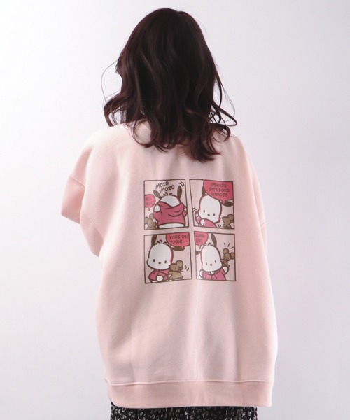 sanrio（サンリオ）の「sanrio/サンリオ 裏起毛オーバーサイズ２WAYスウェットトレーナー（スウェット・メンズ・B/C/D/G/H/I/J/K/L/M/N/O/Q/A/E/F・FREE）」の14枚目の写真