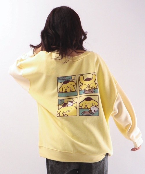 sanrio（サンリオ）の「sanrio/サンリオ 裏起毛オーバーサイズ２WAYスウェットトレーナー（スウェット・メンズ・B/C/D/G/H/I/J/K/L/M/N/O/Q/A/E/F・FREE）」の16枚目の写真