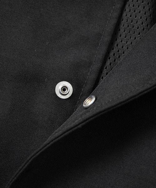 X-girl(エックスガール)の「LOGO COACH JACKET(ナイロンジャケット・レディース・ブラック/ゴールド・M/S)」の19枚目の写真