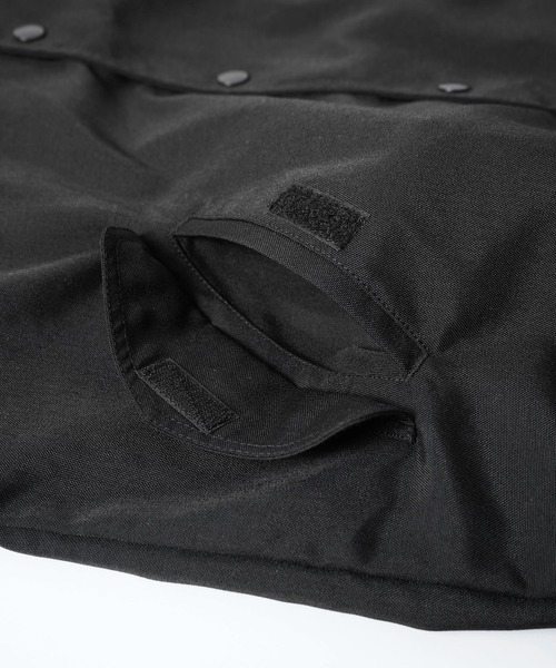 X-girl(エックスガール)の「LOGO COACH JACKET(ナイロンジャケット・レディース・ブラック/ゴールド・M/S)」の21枚目の写真