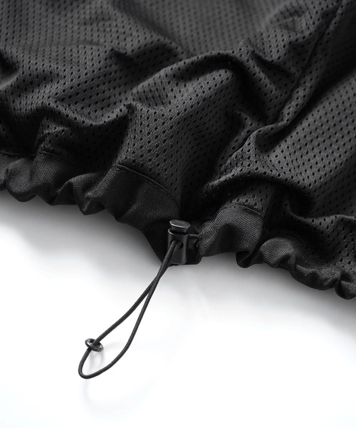 X-girl(エックスガール)の「LOGO COACH JACKET(ナイロンジャケット・レディース・ブラック/ゴールド・M/S)」の3枚目の写真