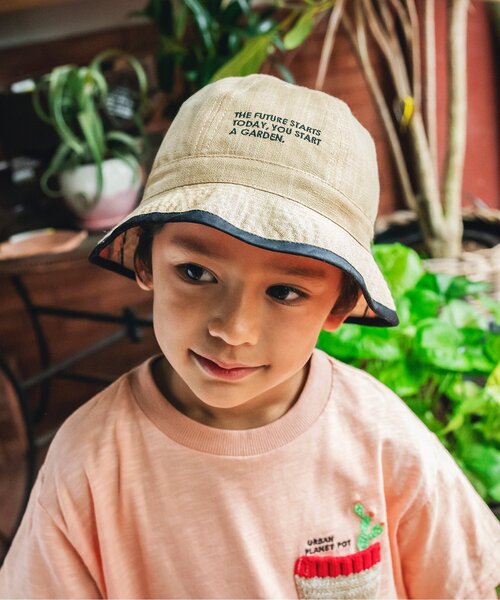 BREEZE（ブリーズ）の「リバーシブルバケットハット（ハット・キッズ・カーキ/ベージュ・54/52/50/56）」の13枚目の写真