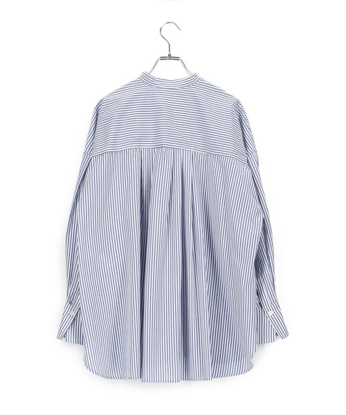 ADAM ET ROPE'(アダムエロペ)の「<追加>【アウトレット店舗・WEB限定】TCブロードバンドカラーシャツ(シャツ/ブラウス・レディース・ホワイト/ブルー/グリーン/ネイビー・FREE)」の10枚目の写真