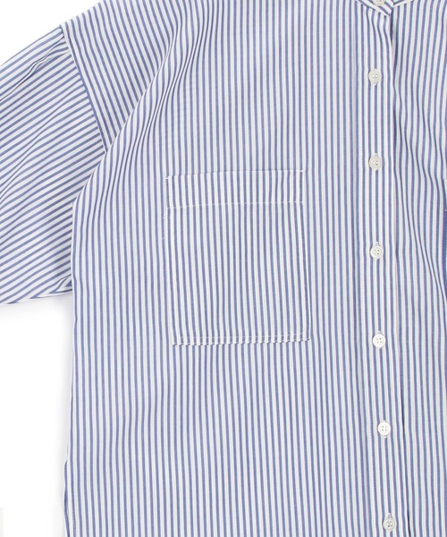 ADAM ET ROPE'(アダムエロペ)の「<追加>【アウトレット店舗・WEB限定】TCブロードバンドカラーシャツ(シャツ/ブラウス・レディース・ホワイト/ブルー/グリーン/ネイビー・FREE)」の12枚目の写真