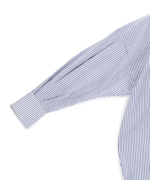 ADAM ET ROPE'(アダムエロペ)の「<追加>【アウトレット店舗・WEB限定】TCブロードバンドカラーシャツ(シャツ/ブラウス・レディース・ホワイト/ブルー/グリーン/ネイビー・FREE)」の13枚目の写真