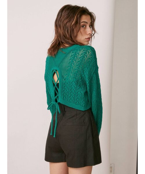 EVRIS（エヴリス）の「ベーシックピンタックショートパンツ（その他パンツ・レディース・ブラック/その他1・SMALL/MEDIUM）」の6枚目の写真