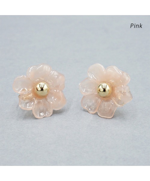 flower（フラワー）の「ピュアブルームイヤリング（イヤリング・レディース・アイボリー/ピンク・FREE）」の13枚目の写真